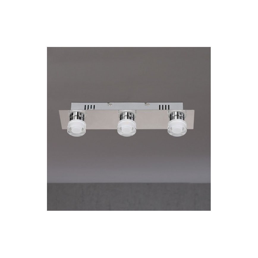 Wofi 7848.03.54.0044 -LED Stropna svjetiljka za kupaonicu LORIENT 3xLED/4W/230V IP23