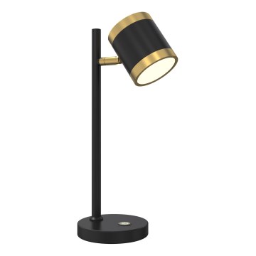Wofi 8003-104S - LED stolna lampa s prigušivanjem TOULOUSE LED/10W/230V crna/zlatna