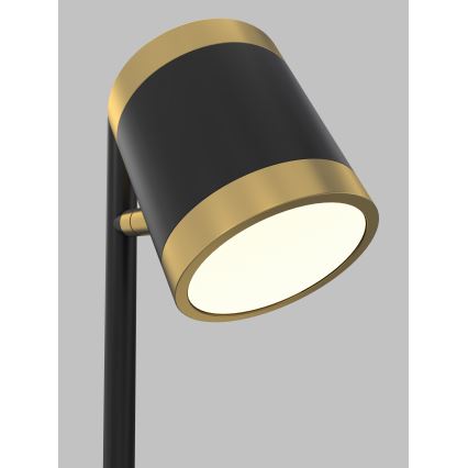 Wofi 8003-104S - LED stolna lampa s prigušivanjem TOULOUSE LED/10W/230V crna/zlatna