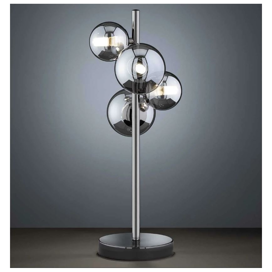Wofi 8014.04.24.9000 - LED Stolna lampa VILLA 4xG9/3W/230V crna