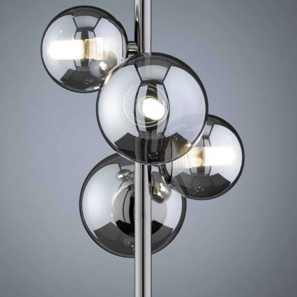 Wofi 8014.04.24.9000 - LED Stolna lampa VILLA 4xG9/3W/230V crna