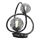 Wofi 8014-205 - LED Stolna lampa NANCY 2xG9/3,5W/230V crna/sjajni krom