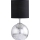 Wofi 8149.02.70.6010 - Stolna lampa CARMEN 1xE14/40W/230V crna/srebrna