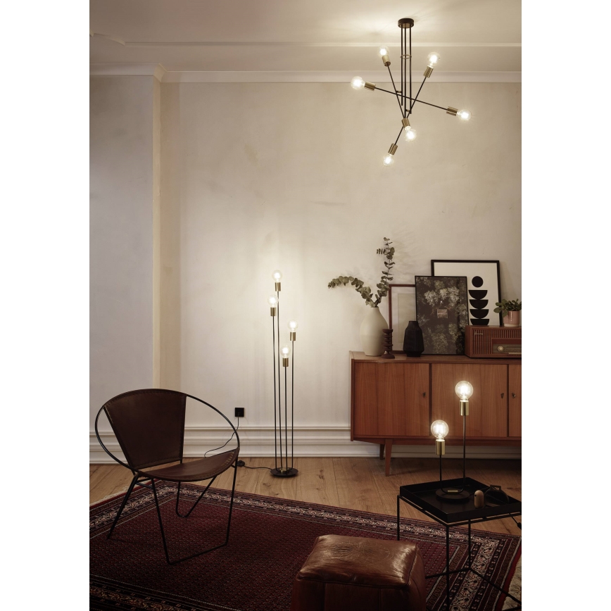 Wofi 8255.02.10.8000 - Noga lampe YORK 2xE27/60W/230V