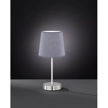 Wofi 8324.01.50.0000 - Stolna lampa CESENA 1xE14/42W/230V siva