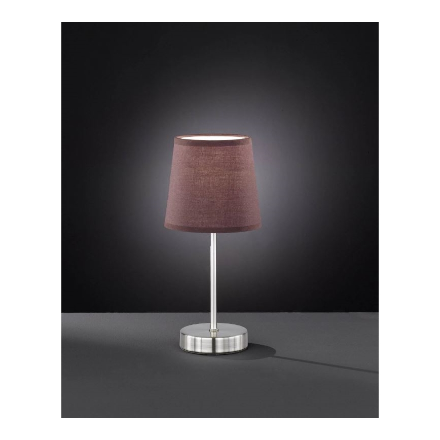 Wofi 8324.01.51.0000 - Stolna lampa CESENA 1xE14/42W/230V smeđa