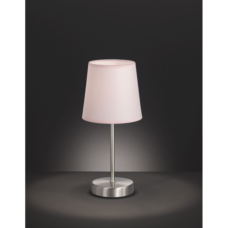 Wofi 8324.01.94.8000 - Stolna lampa CESENA 1xE14/42W/230V ružičasta
