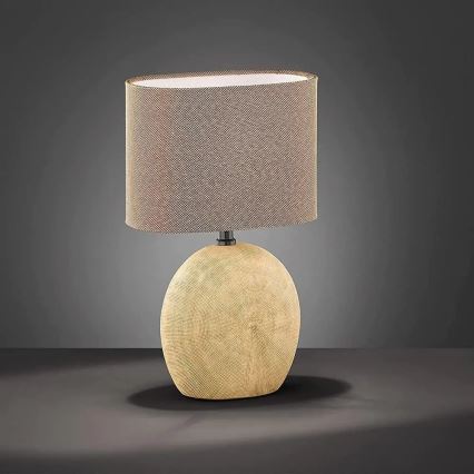 Wofi 845601236000 - Stolna svjetiljka CARMEN 1xE14/40W/230V bež