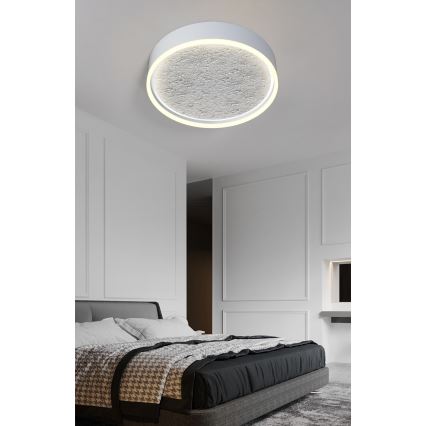 Wofi 9002-103M - LED Prigušiva stropna svjetiljka BORDEAUX LED/37W/230V srebrna