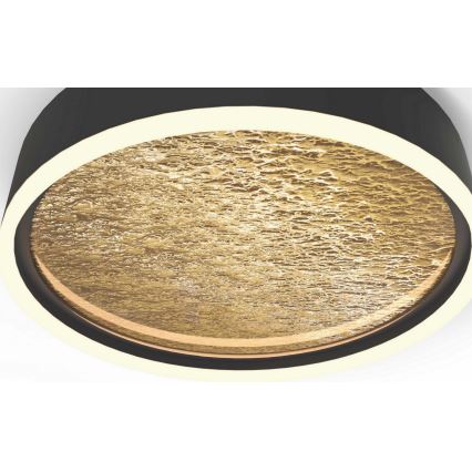 Wofi 9002-104L - LED stropna svjetiljka s prigušivanjem BORDEAUX LED/60W/230V crna/zlatna