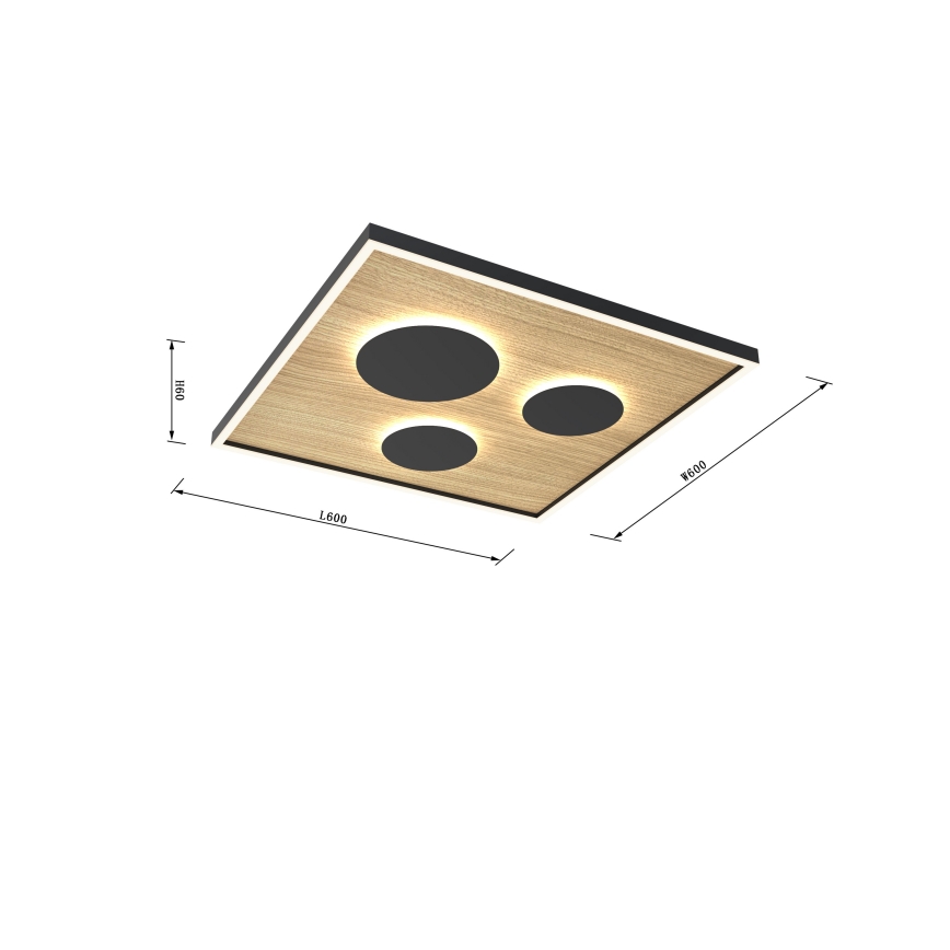 Wofi 9012-306L - LED Prigušiva stropna svjetiljka DIJON LED/40W/230V