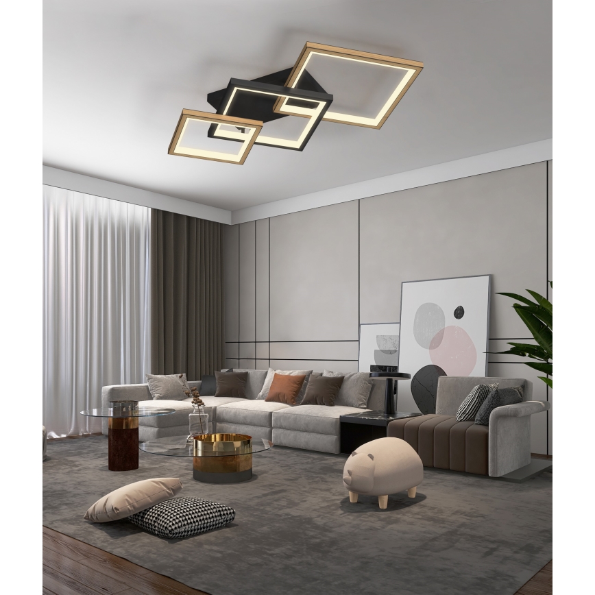 Wofi 9022-306M - LED stropna svjetiljka s mogućnošću prigušivanja MATERA LED/37W/230V