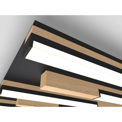 Wofi 9031-506L - LED stropna svjetiljka s prigušivanjem PALERMO LED/57W/230V guma