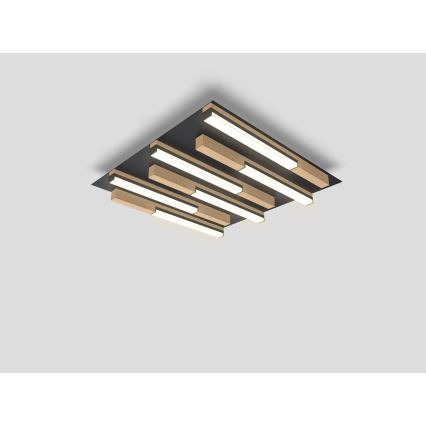 Wofi 9031-606 - LED stropna svjetiljka s prigušivanjem PALERMO LED/26W/230V kaučukovac