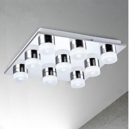 Wofi 9175.09.01.0000 - LED Prigušiva stropna svjetiljka LOGAN 9xLED/4,2W/230V