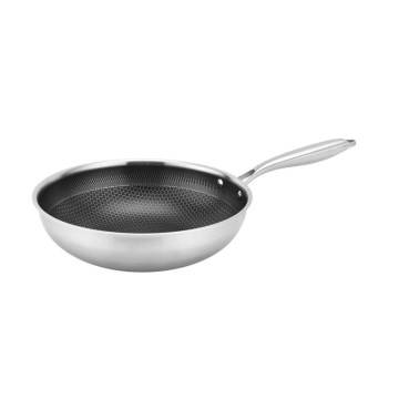Wok tava KITCHISIMO 28 cm, nehrđajući čelik