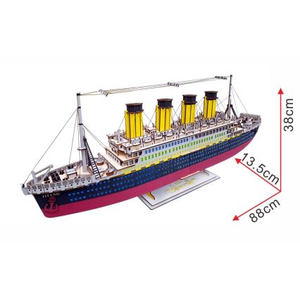 Woodcraft - Drvena 3D slagalica Titanic