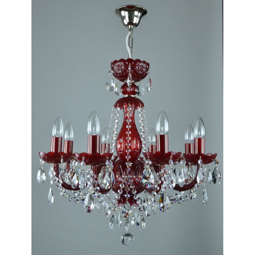 Wranovsky JWZ101083101 - Kristalni luster na lancu BRILLIANT 8xE14/40W/230V