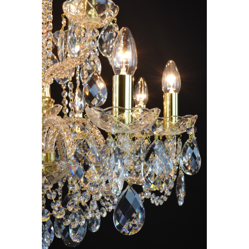 Wranovsky JWZ125122230 - Kristalni luster na lancu MARIERA 12xE14/40W/230V