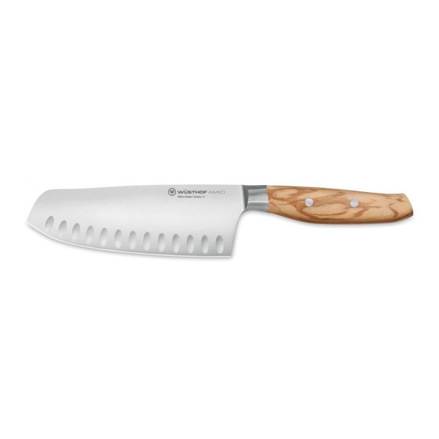 Wüsthof - Kuhinjski nož santoku AMICI 17 cm maslinovo drvo