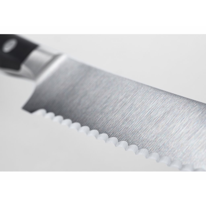 Wüsthof - Kuhinjski nož za kruh CLASSIC IKON 20 cm crna