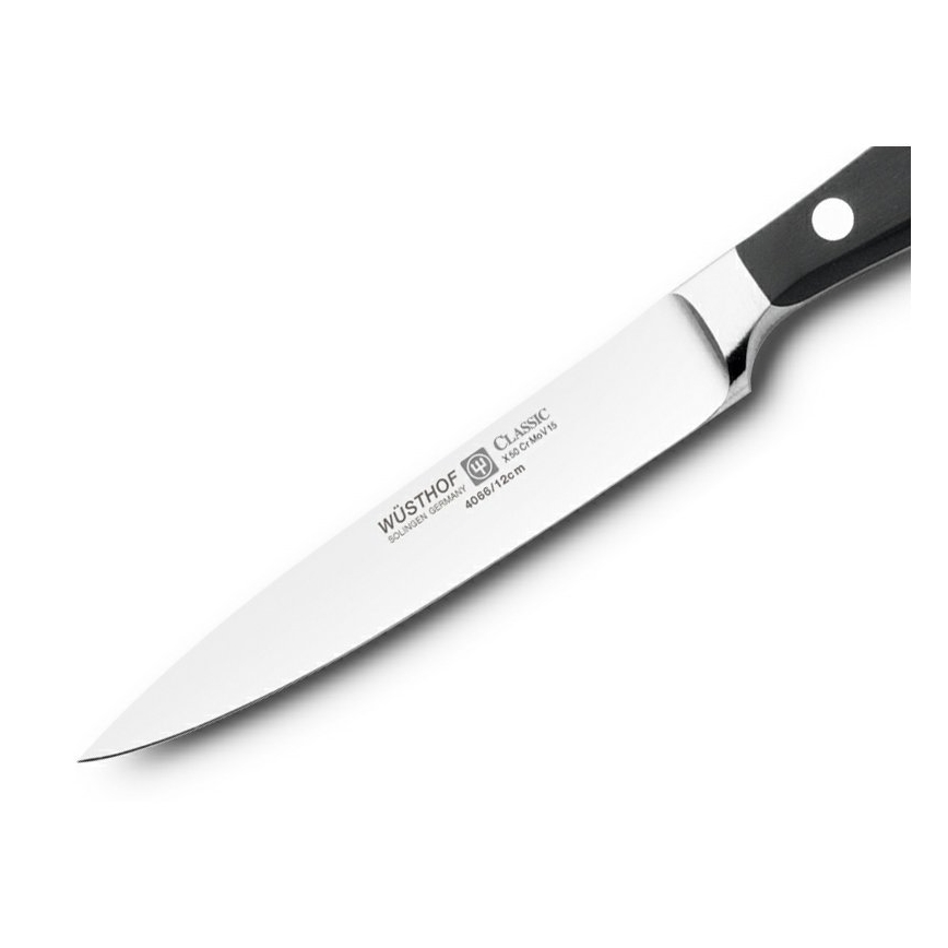 Wüsthof - Kuhinjski nož za rezanje CLASSIC 12 cm crna