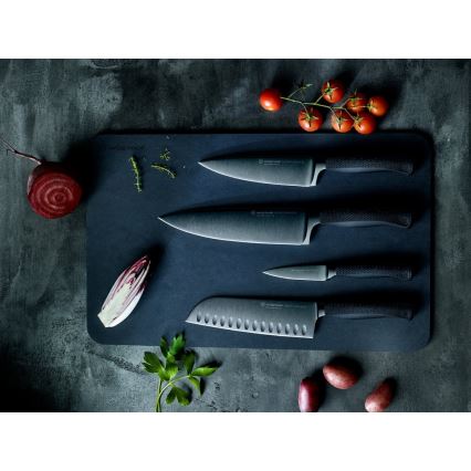 Wüsthof - Santoku kuhinjski nož PERFORMER 17 cm crna