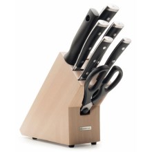 Wüsthof - Set kuhinjskih noževa na stalku CLASSIC IKON 8 kom bukva