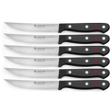 Wüsthof - Set kuhinjskih noževa za steak GOURMET 6 kom crna