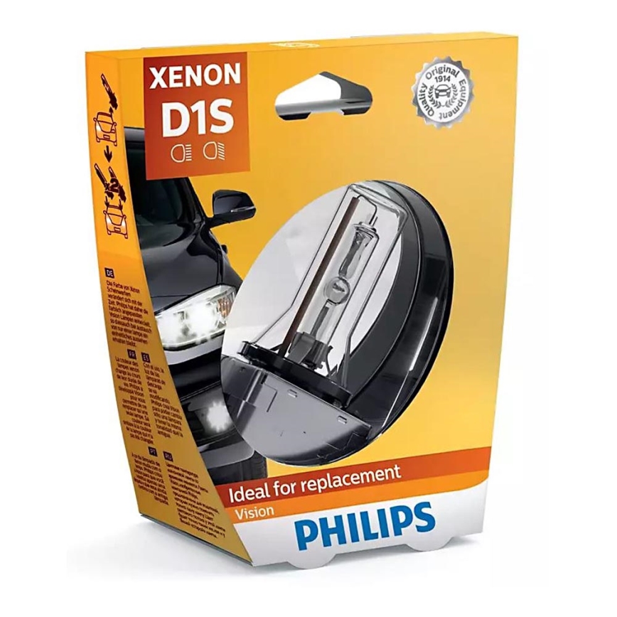 Xenon auto žarulja Philips XENON VISION D1S PK32d-2/35W/85V 4300K