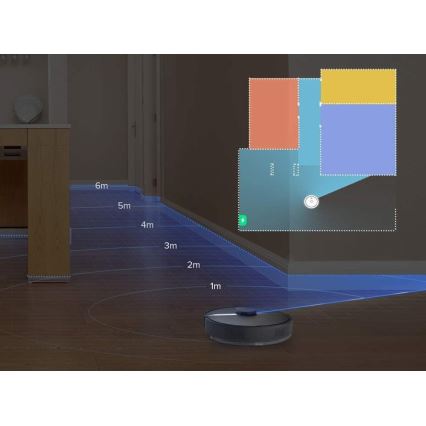 Xiaomi Smart Roborock S6 Pure 58W Wi-Fi crna