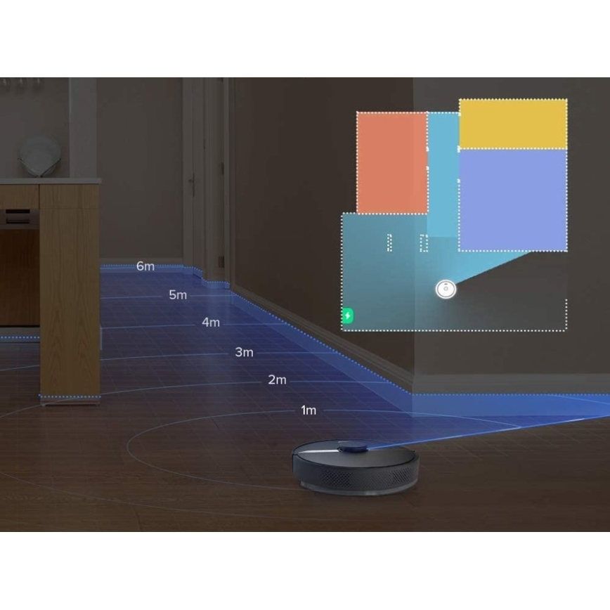 Xiaomi Smart Roborock S6 Pure 58W Wi-Fi crna