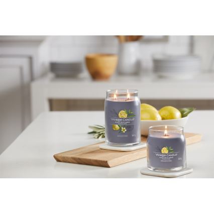 Yankee Candle - Mirisna svijeća BLACK TEA & LEMON velika 567g 60-90 sati.
