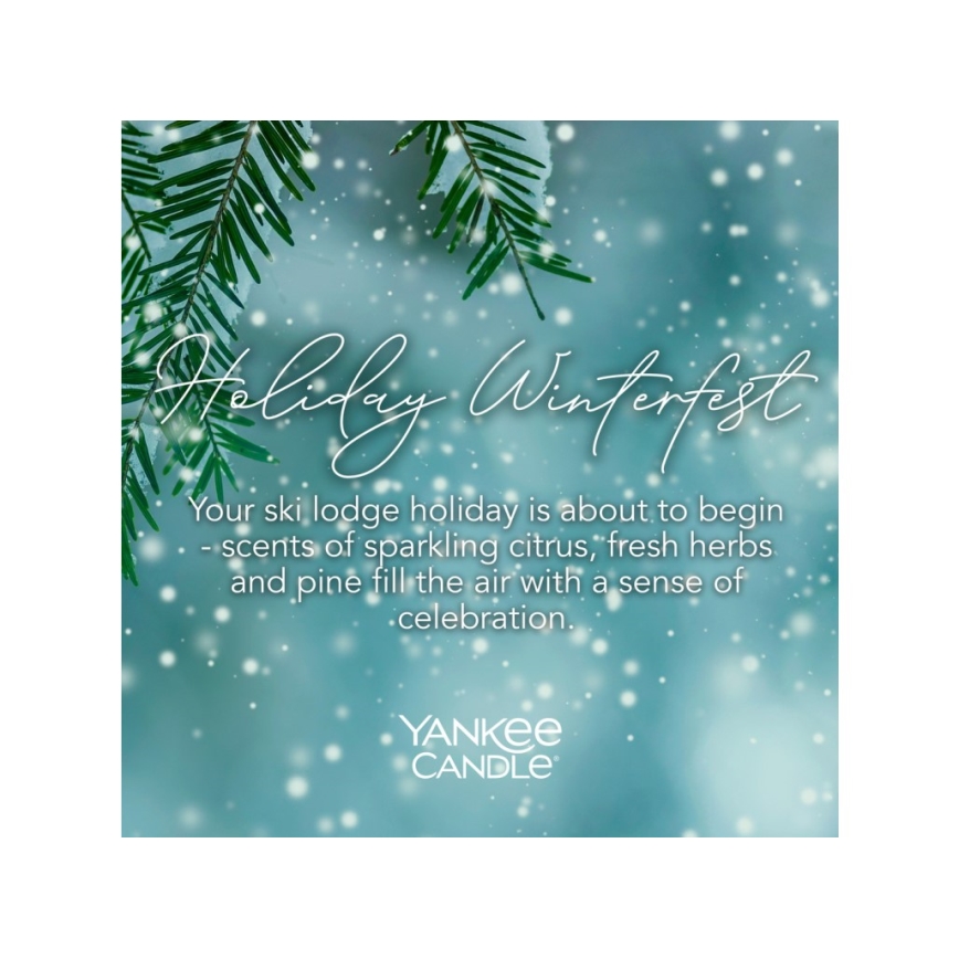 Yankee Candle - Mirisna svijeća HOLIDAY WINTERFEST velika 567 g 60-90 sati