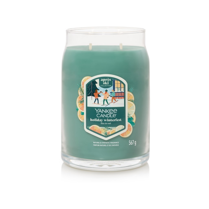 Yankee Candle - Mirisna svijeća HOLIDAY WINTERFEST velika 567 g 60-90 sati