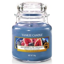 Yankee Candle - Mirisna svijeća MULBERRY & FIG DELIGHT mala 104g 20-30 sati