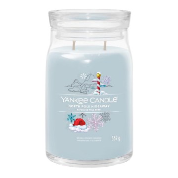 Yankee Candle - Velika mirisna svijeća NORTH POLE HIDEAWAY 567g 60-90 sati.