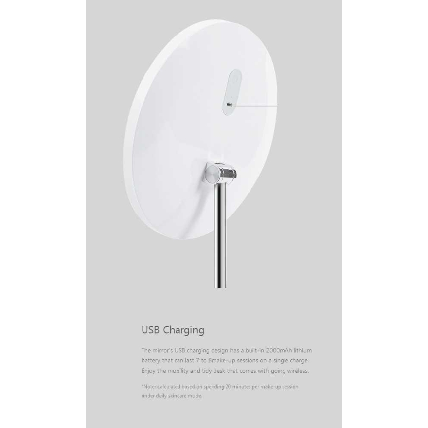 Yeelight- LED Prigušivo kozmetičko ogledalo sa senzorom LED/5W/USB Ra95