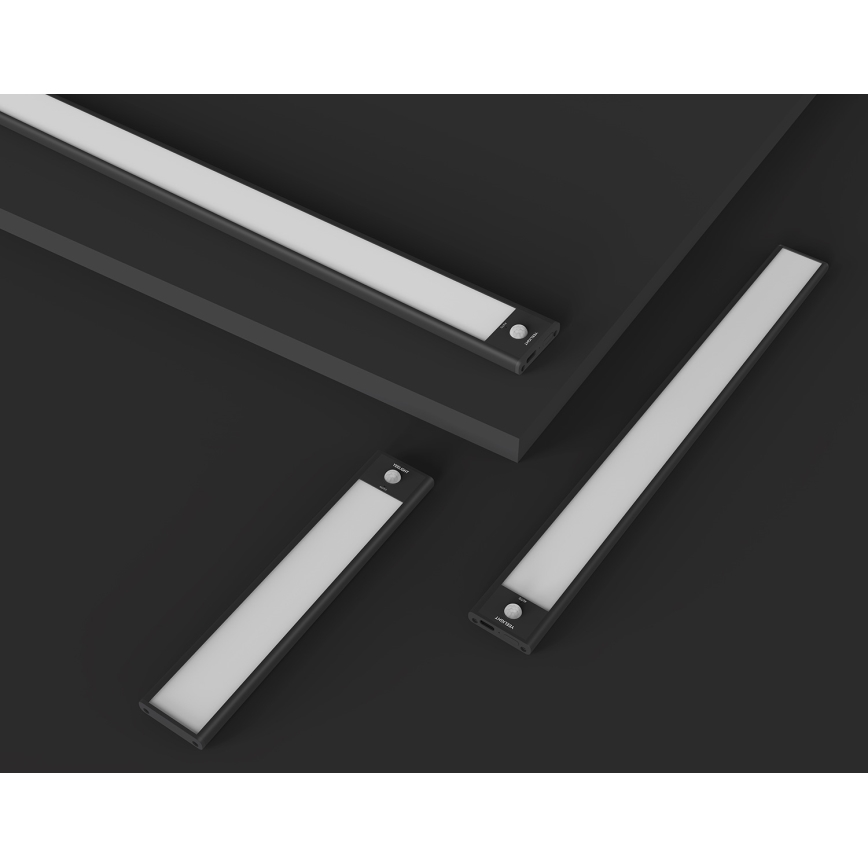 Yeelight - LED Prigušiva punjiva rasvjeta za namještaj sa senzorom LED/1,8W/1100 mAh 4000K 20 cm crna