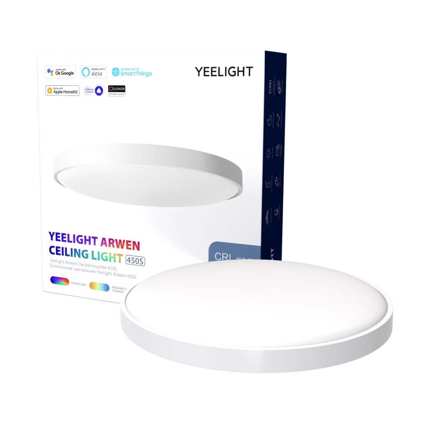 Yeelight - LED RGB Prigušiva stropna svjetiljka ARWEN 450S LED/50W/230V CRI 90 + DU Wi-Fi/BT