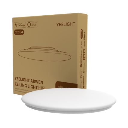 Yeelight - LED RGB Prigušiva svjetiljka ARWEN 550C LED/50W/230V IP50 CRI 90 + daljinski upravljač Wi-Fi/BT