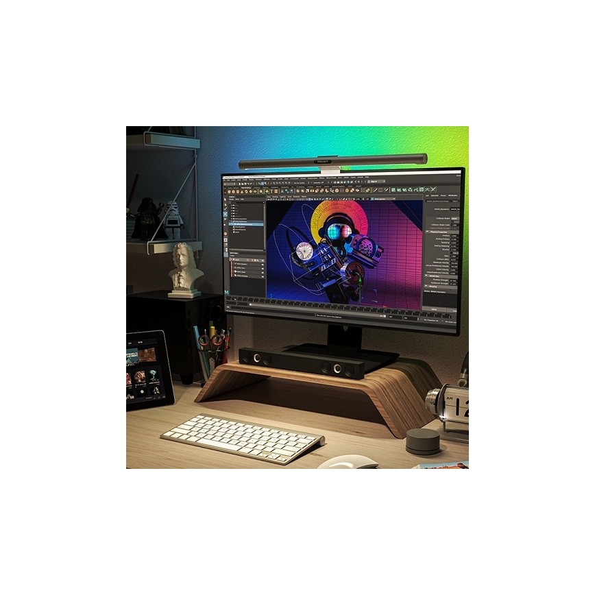 Yeelight - LED RGB Prigušivo osvjetljenje za monitor LED/10W/230V IP50 CRI 95 + daljinski upravljač