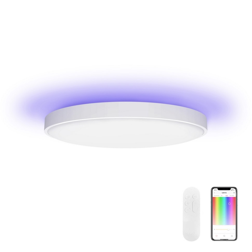 Yeelight - LED RGB stropna svjetiljka s prigušivanjem ARWEN 450S LED/50W/230V CRI 90 + daljinski upravljač Wi-Fi/BT