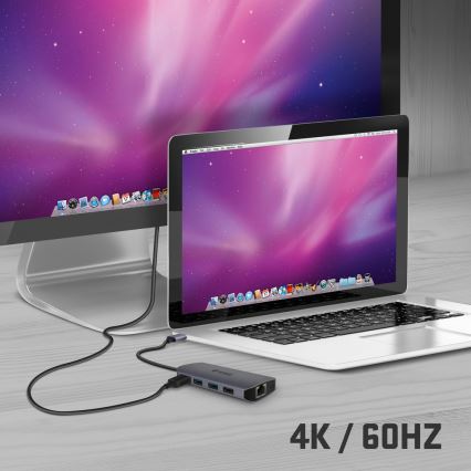 Yenkee - Hub s više portova 8u1 USB-C