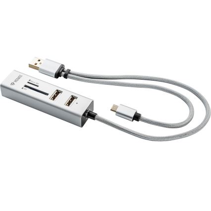 Yenkee - USB Razdjelnik 2.0 i OTG te čitač SD kartica