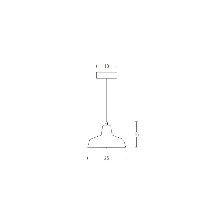 Zambelis 1655 - Luster na sajli 1xE27/40W/230V beton
