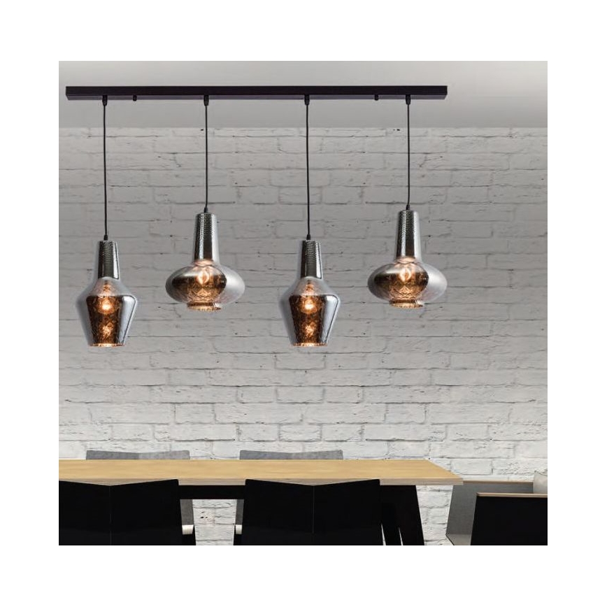 Zambelis 17151 - Luster na sajli 4xE27/40W/230V