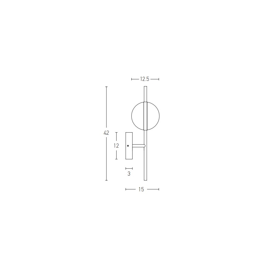 Zambelis 2003 - LED Zidna svjetiljka LED/8W/230V