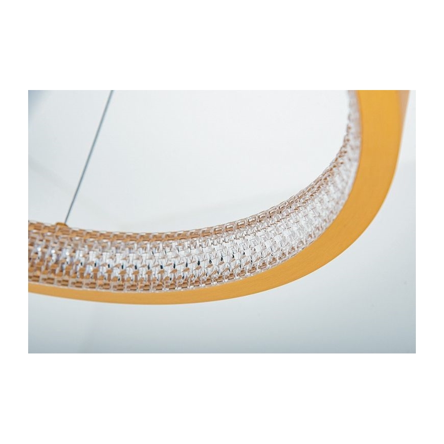 Zambelis 2005 - LED luster s prigušivanjem na užetu LED/25W/230V zlatna