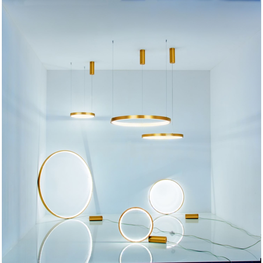 Zambelis 2006 - LED Prigušivi luster na sajli LED/36W/230V zlatna